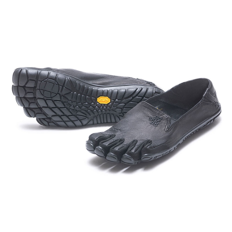Vibram Cvt-läder Dam Svart